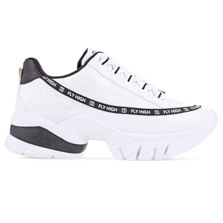 Tênis Feminino Ramarim Tratorado Urbano Casual Sola Alta Branco 39 Br