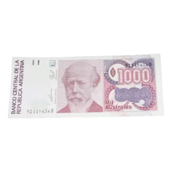 Billete Argentina 1000 Australes Unc