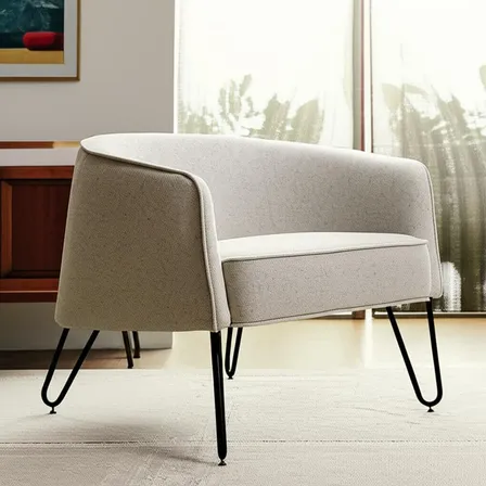 Rosen Silla / Poltrona Lerso Tela Legiado Color Beige