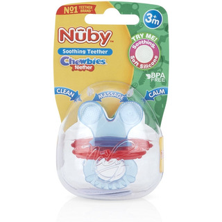 Mordedera Nuby Superficies Múltiples Con Estuche De Viaje Mordedera Nuby Superficies Múltiples Con Estuche De Viaje