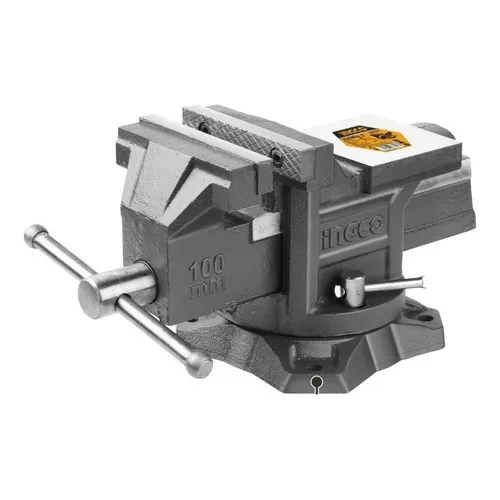 Tornillo De Banco 4'' Fuerza 2500 Kg, Uso Rudo, Marca Ingco