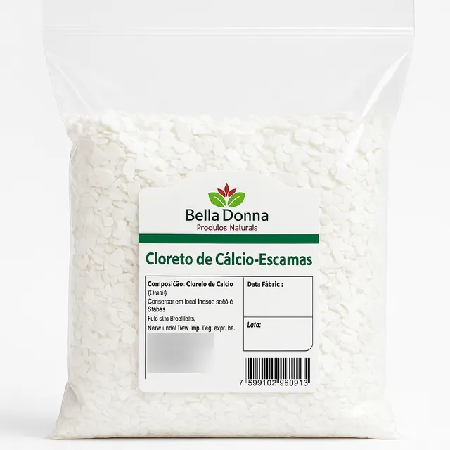 Kit Cloreto De Cálcio Bella Donna 5x1kg Escamas