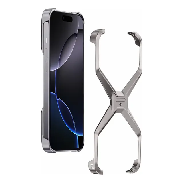 Funda Marco De Metal Para iPhone 16 Pro Max