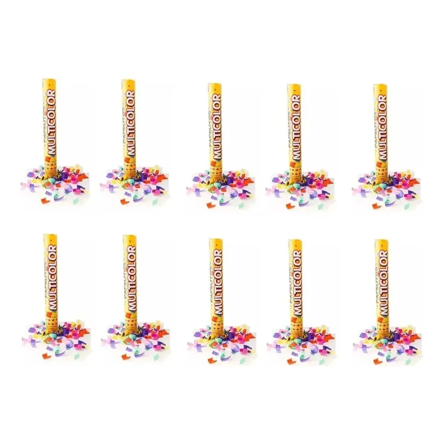 Lanza Papelitos Mortero - Cañon Cotillon Fiesta Candela X10