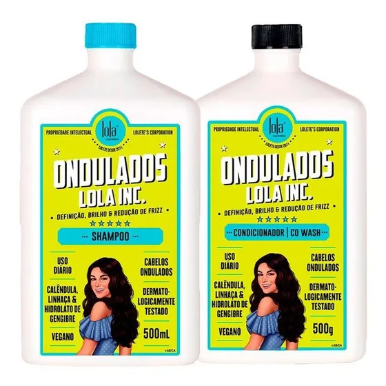 Kit Lola Cosmectic Ondulados  Shampoo E Condicionador
