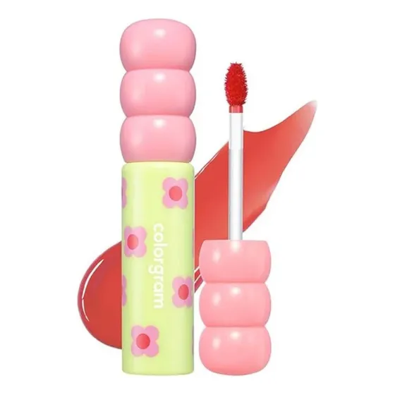 Colorgram Fruity Glass Tint Tinta Labios Coreana Colores Acabado Gloss Color 02 Dewy Grapefruit