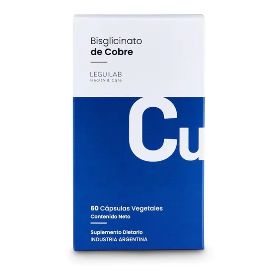 Bisglicinato De Cobre Leguilab Energia Celular X60 Caps Sabor Neutro