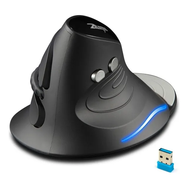 Mouse Gamer Vertical Inalámbrico Zelotes F-17 Negro
