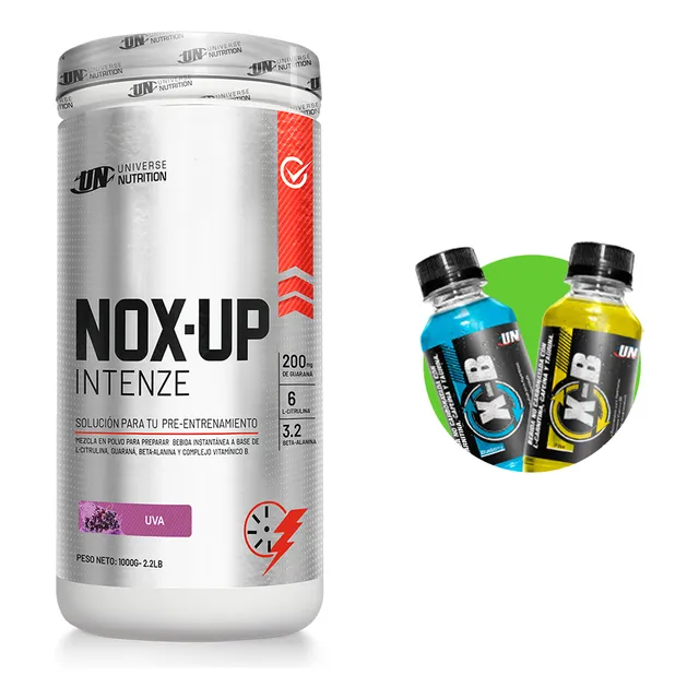 Pre Entreno Nox Up 1kg Uva Un + Regalo 09
