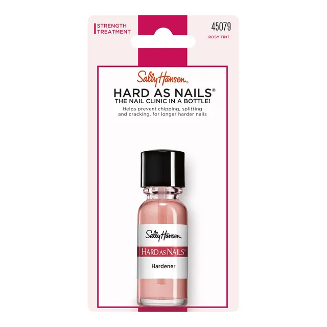 Sally Hansen Hard As Tratamiento Para Manicure Fortalecedor Color Transparente