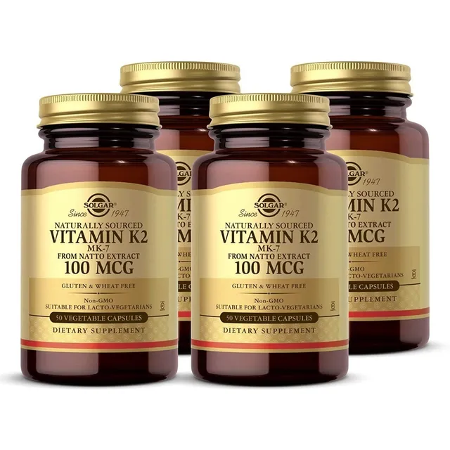 Vitamina K2 100 Mcg Mk-7 50 Capsulas Vegetales