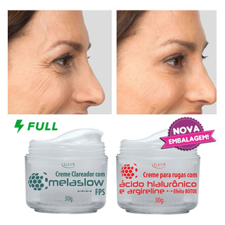 Kit Clareador De Manchas Faciais + Anti Rugas Efeito Botox Kit Clareador De Manchas Faciais + Anti Rugas Efeito Botox