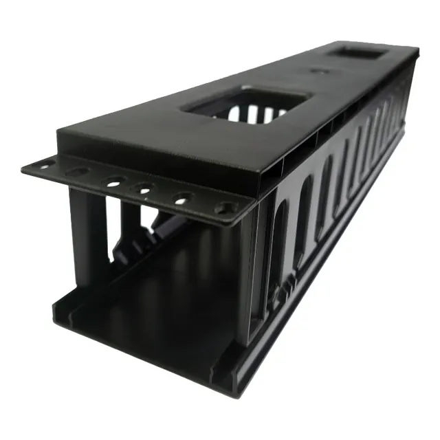 Ordenador De Cables Horizontal Frontal 2ru Para Gabinetes