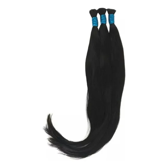 Cabelo Humano Liso Indiano Natural 70cm-200gr Envio Imediato