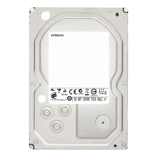 Disco Duro 2tb Hitachi W0f23092 3.5 Sata 7200rpm New Pull Color Plateado