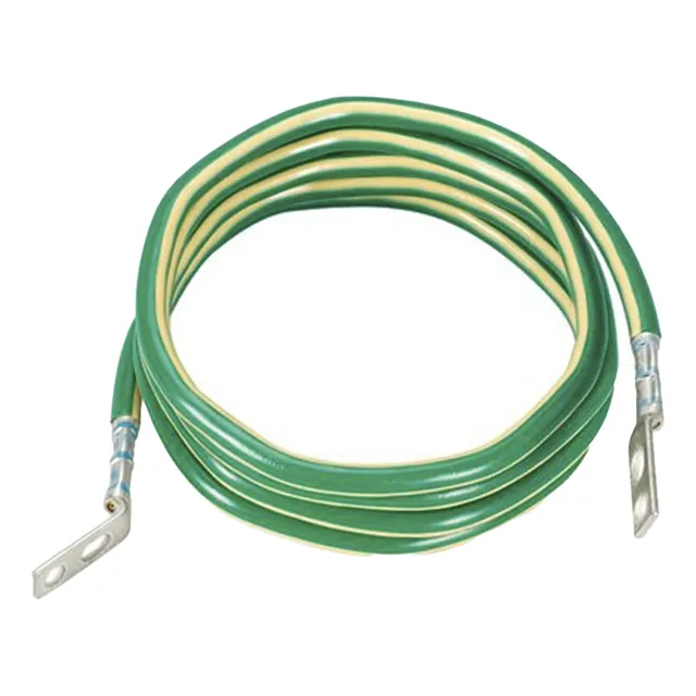 Jumper Para Aterrizar Equipos, 6 Awg, Con Terminal Doblada A