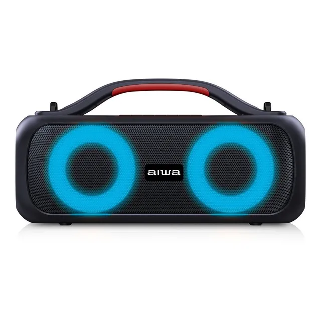 Parlante AIWA AWS200BT Bluetooth 30W RMS Boombox Color Negro