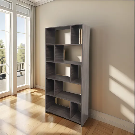 Biblioteca Estanteria Exhibidor Armario Repisa Madera Mueble