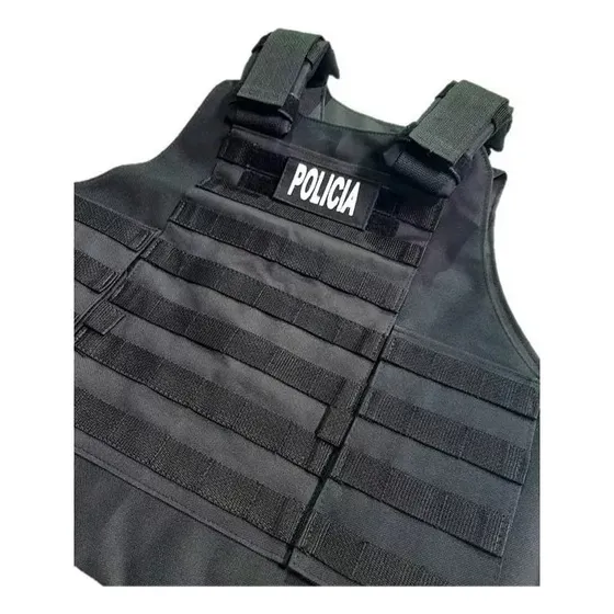 Chaleco Táctico Funda Molle Porta Placa Black Ops