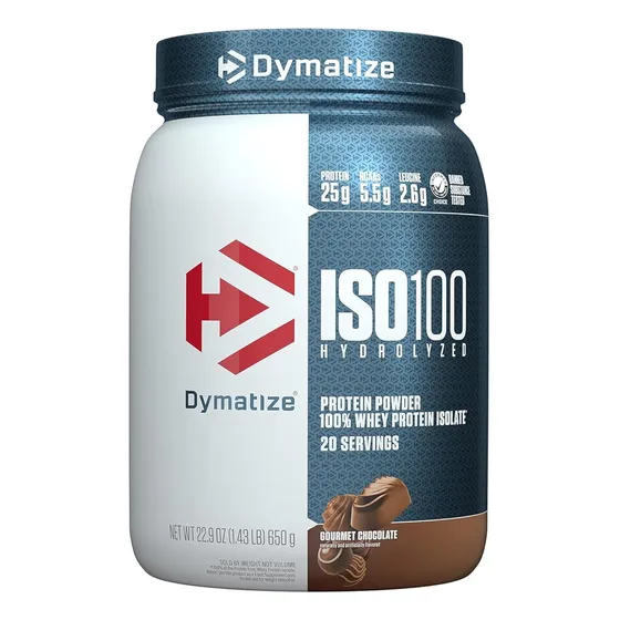 Proteína Hidrolizado Iso 100 Dymatize 1.43lbs 20 Svc Sabores