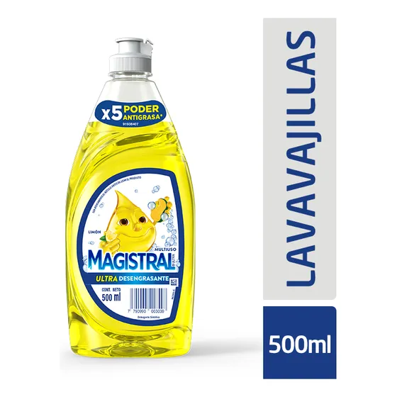 Detergente Magistral Ultra Limon 500 Ml