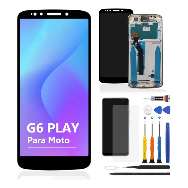 Pantalla Para Moto G6 Play / Moto E5 Xt1922 Xt1944 Con Marco