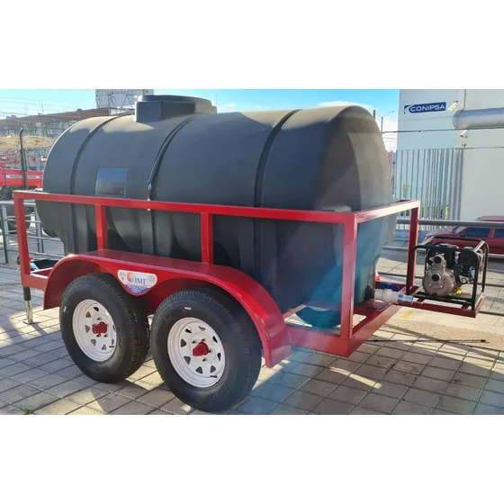 Remolque Con Tanque Nodriza De 2,850lts C/motobomba Nuevo
