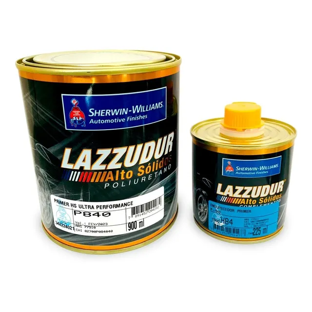 P840 Primer Hs 2k + Cat Gris Sherwin Williams 1,5 Lt