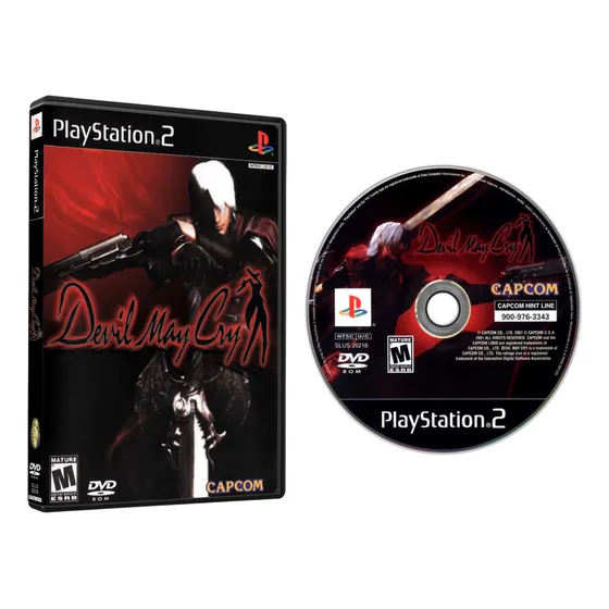 Jogo Devil May Cry Para Playstation 2 Ps2 Fat Slim