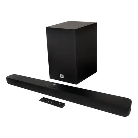 Soundbar Jbl Cinema Sb180 Preto Com Subwoofer Sem Fio