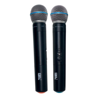 Microfone Duplo S Fio Jwl U585 Para Igrejas E Bandas Microfone Duplo S Fio Jwl U585 Para Igrejas E Bandas