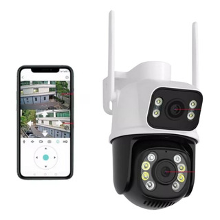 Camera Segurança Wifi Externa Lente Dupla Rastreamento Espiã Camera Segurança Wifi Externa Lente Dupla Rastreamento Espiã