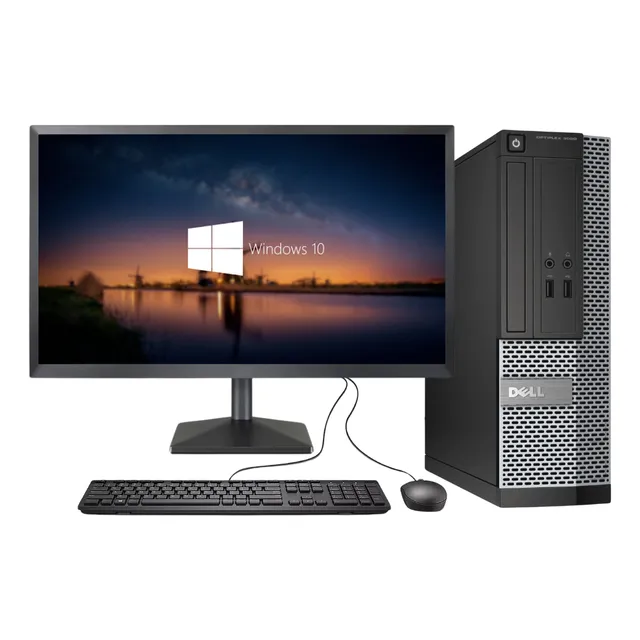 Computadora Barata Hp 4gb Ddr3 500hdd Lcd19 