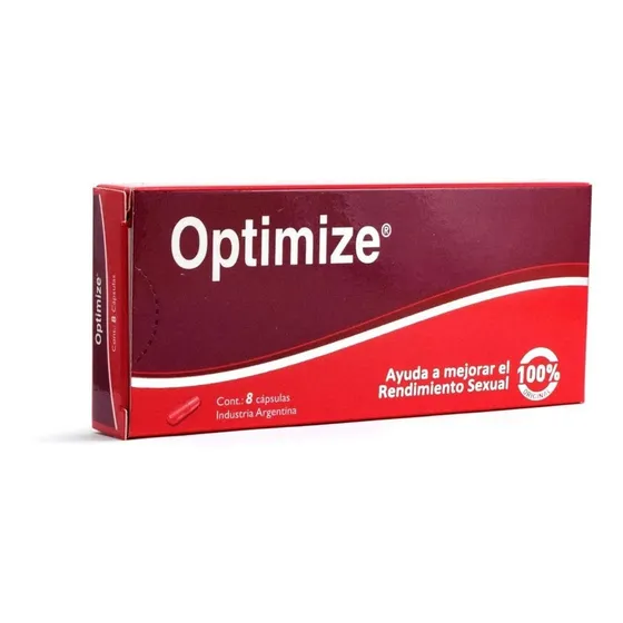 Estimulante Sexual Masculino Optimize X 8 Caps X 2 Cajas
