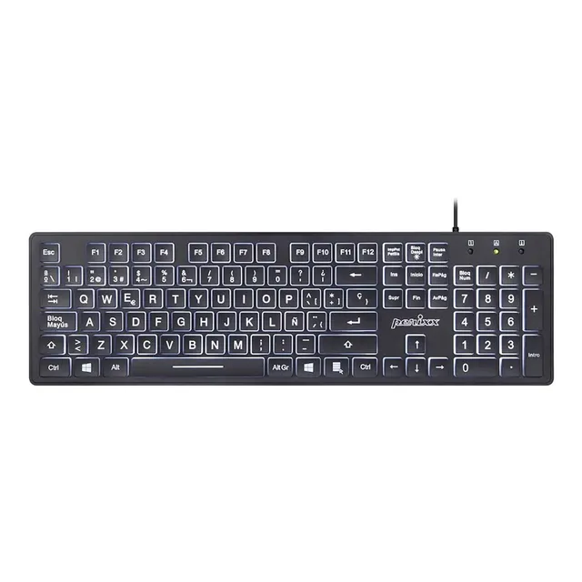 Teclado Perixx Usb Perioboard 317 Esp Retroil - Tecnobox