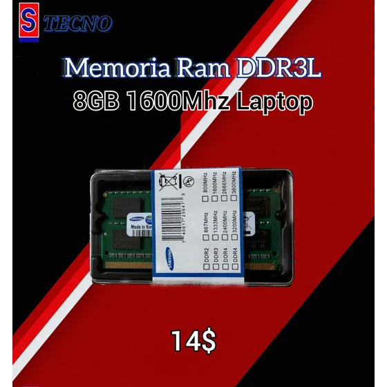 Memoria Ram Ddr3l 8gb Laptop