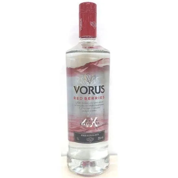 Vodka Vorus Frutas Vermelhas Garrafa 1 Litro