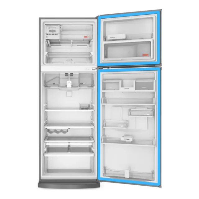 Borracha Compatível Geladeira Electrolux Df48x - 2 Unid.