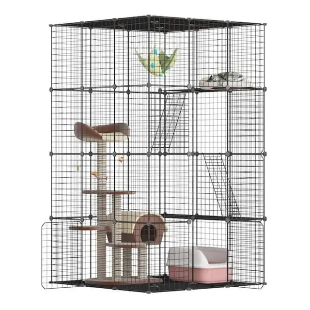 Whimsicalfox Large Cat Cage For Indoor Cat, Diy