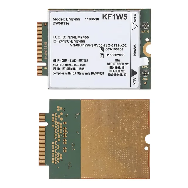 Módulo Tarjeta Red Em7455 4g Lte Dell, Para Dell Dw5811e
