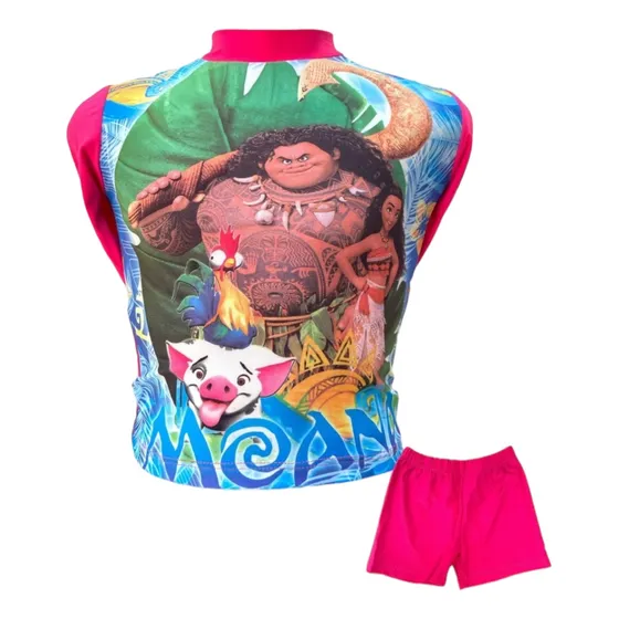 Vestido Traje De Baño Infantil Niñas Princesas Frozen Minnie