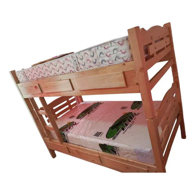 Camarote/ Litera En Madera Pino  Cipres Con Cajones, 100x190