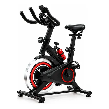 Bicicleta Ergométrica Spinning Liftness Preto 100kg Aço Carbono + Garrafa