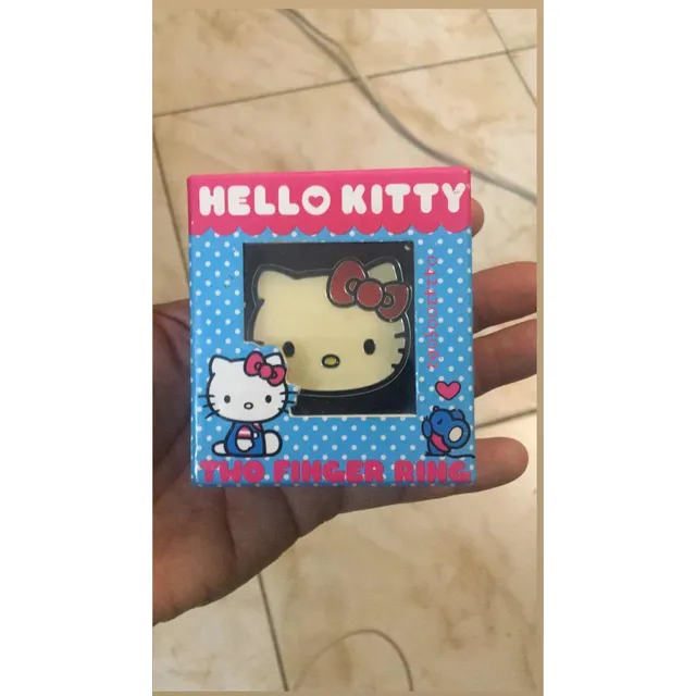 Anillo Gemelo De Hello Kitty Sanrio Original Nuevo