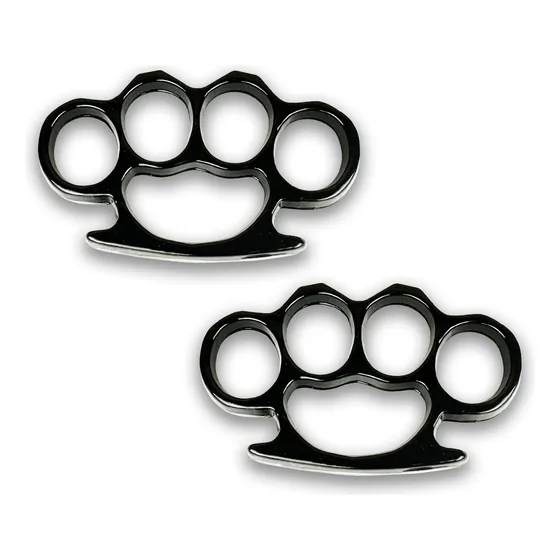 2 Soco Inglês Metal Forjado Polido 10mm Resistente Preto Soco Inglês 10mm