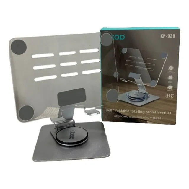 Soporte Plano Giratorio Plegable Para Tablet Y Celulares