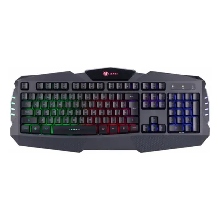 Teclado Gamer Retroiluminado Español X-lizzard Color del teclado Negro