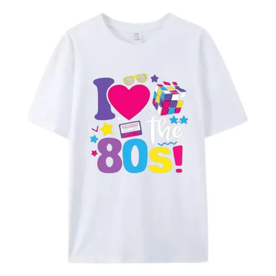 Camiseta Unissex  Anos 80s E 90s Vintage 