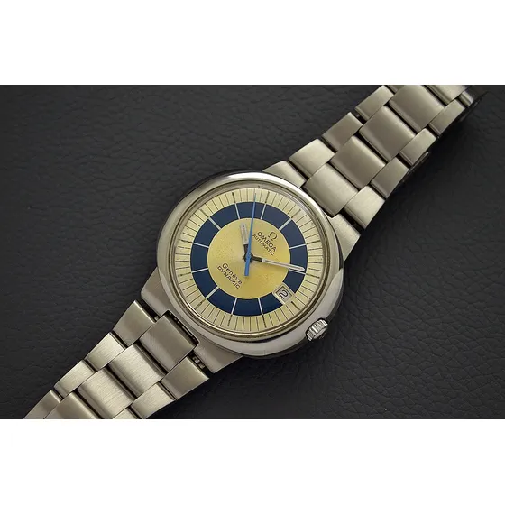 Omega Géneve Dynamic Vintage Aço Um Charme De Relógio.