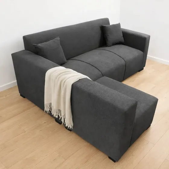Sillon Sofa Esquinero 3 Cuerpos Chenille Antidesgarro Cubile